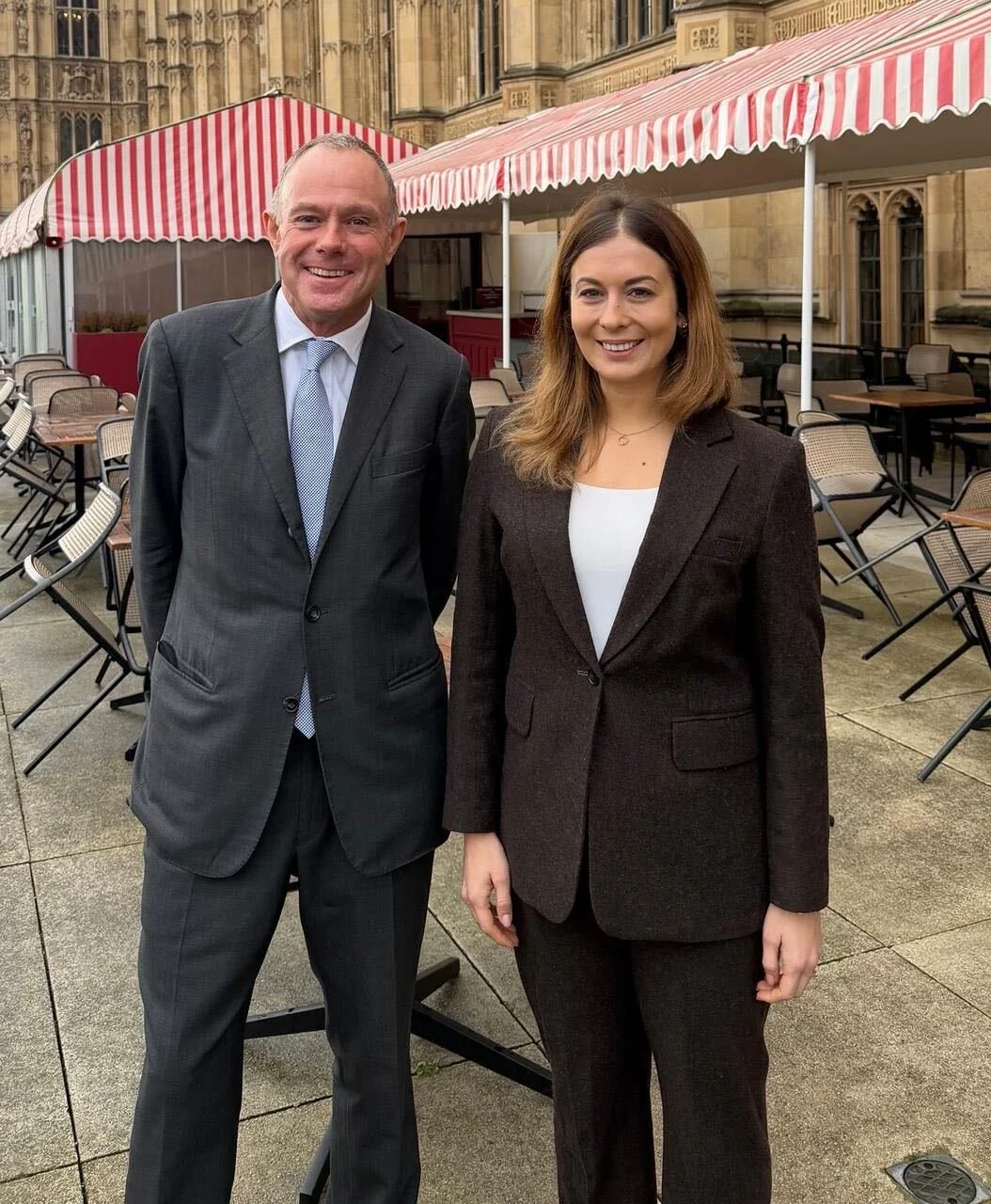 GEC Chair @nickherbertcbe met with Steering Committee Member @katkacseh at the UK Parliament to discuss shared commitments to open, democratic governance, the upcoming elections in Hungary, and the importance of building strong cross-party relationsh