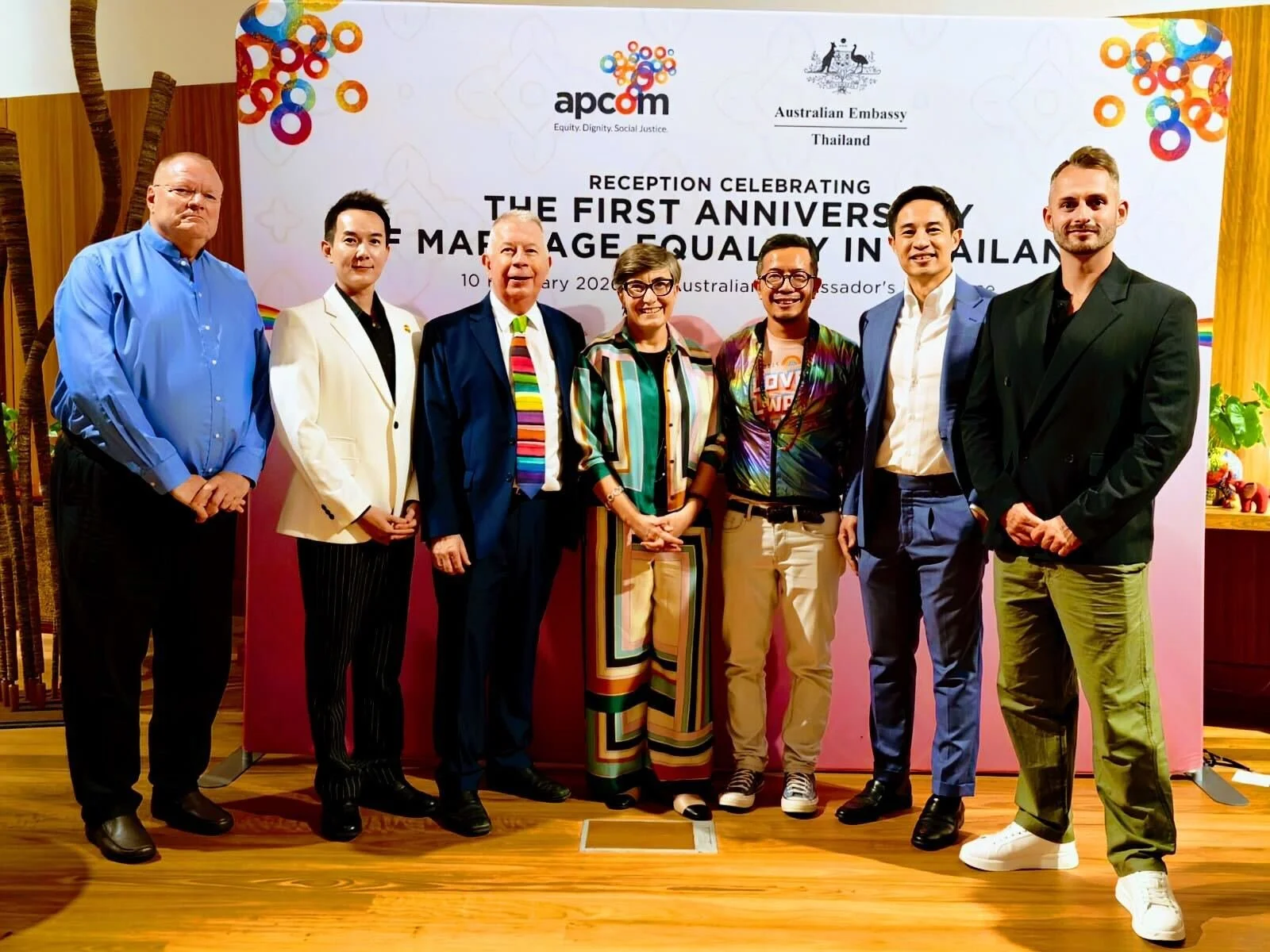 Aron le F&egrave;vre, Executive Director of the Global Equality Caucus, attended an event hosted by the Australian Embassy and @apcom_org to mark the first anniversary of marriage equality in Thailand. 

We were pleased to engage with legislators inc