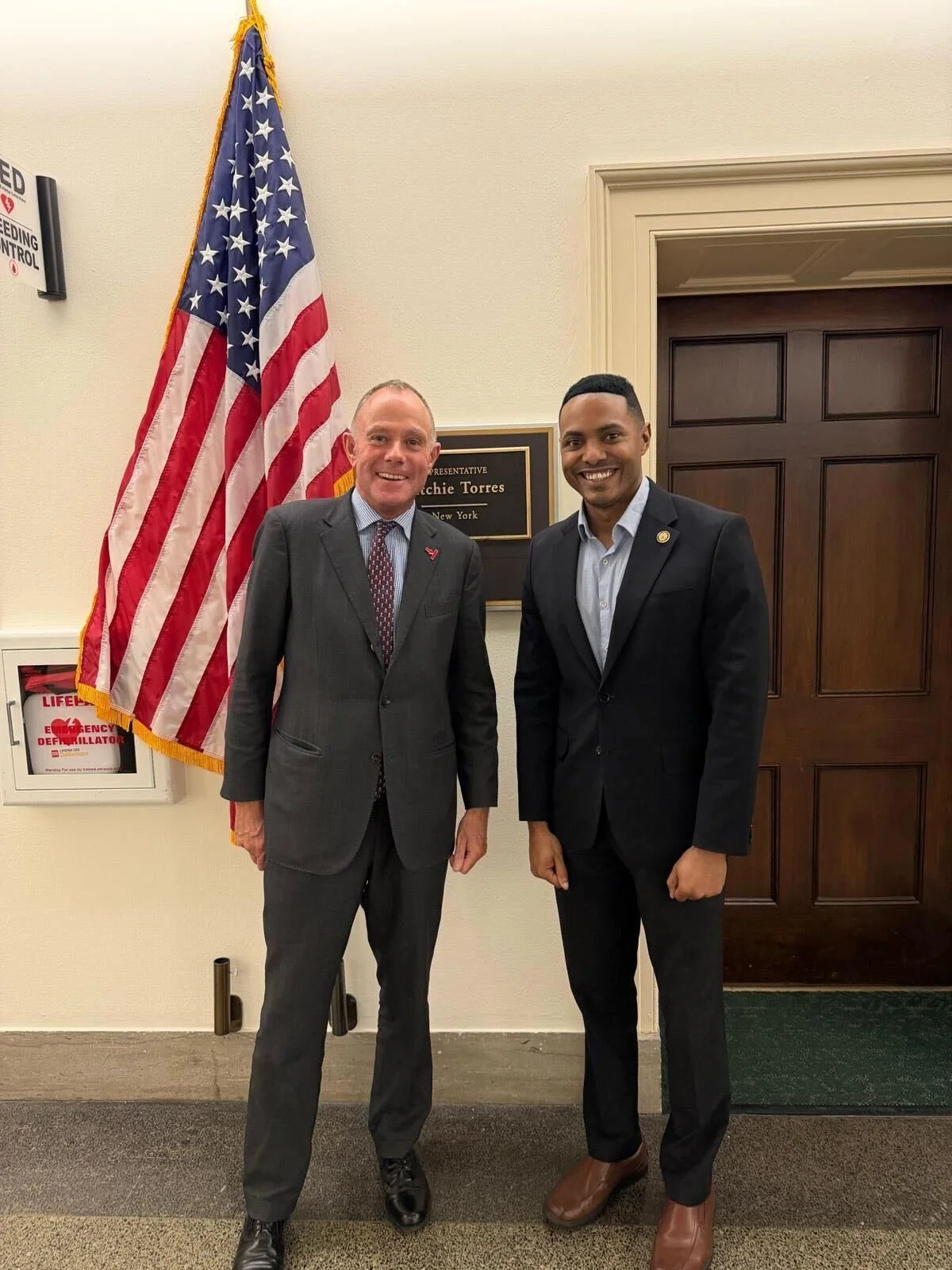 Our Chair, Lord @nickherbertcbe, met with New York Congressman @ritchietorresny15 in D.C. to discuss advancing equality and strengthening collaboration on shared priorities. Their conversation focused on the critical role of legislation in protecting