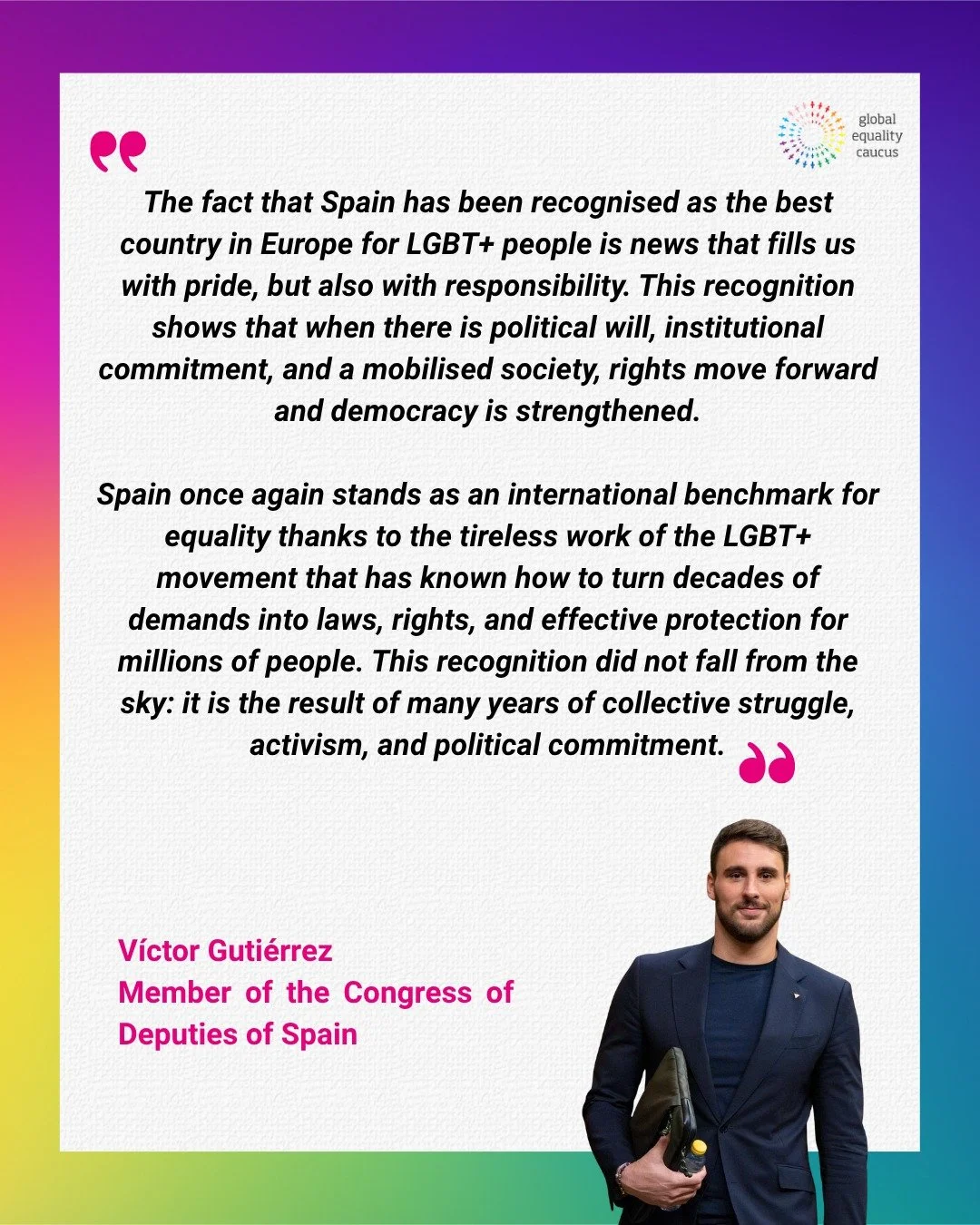According to @ilgaeurope&rsquo;s 18th annual Rainbow Map, 49 countries across Europe were ranked based on laws and policies affecting LGBT+ communities. Spain rose to the top spot after introducing new legal protections, establishing an independent e