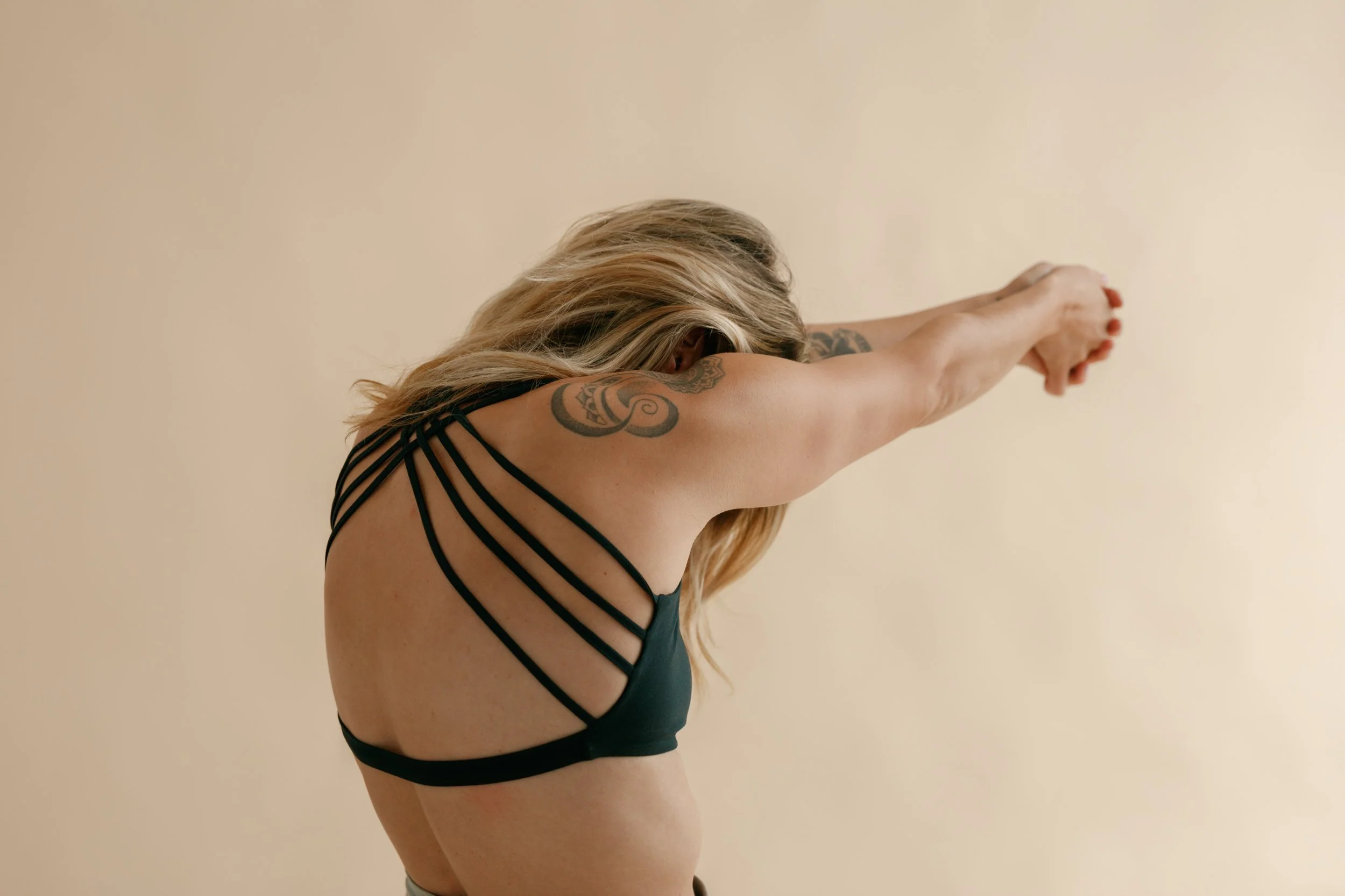 Dark Green Crop Top