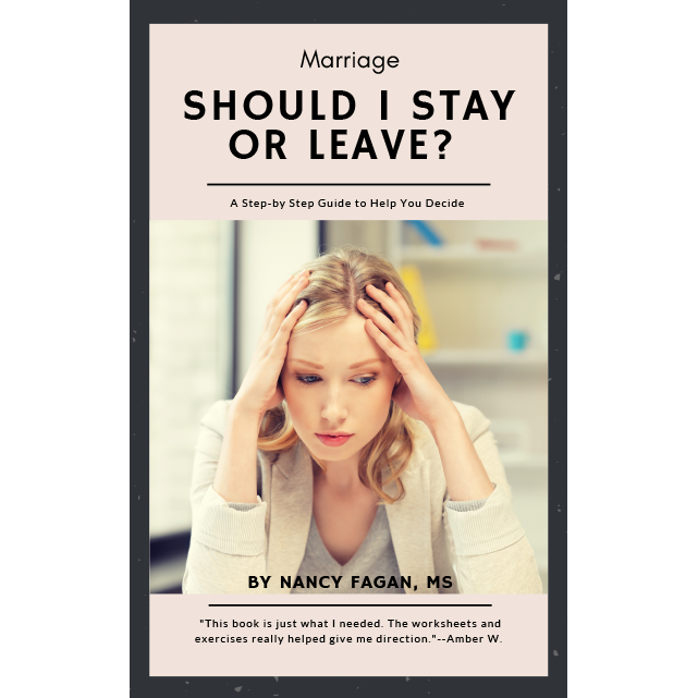 should i stay or leave, should i stay in a relationship, unhappily married, want a divorce, should i stay in my relationship, relationship worksheet, too good to leave too bad to stay quiz