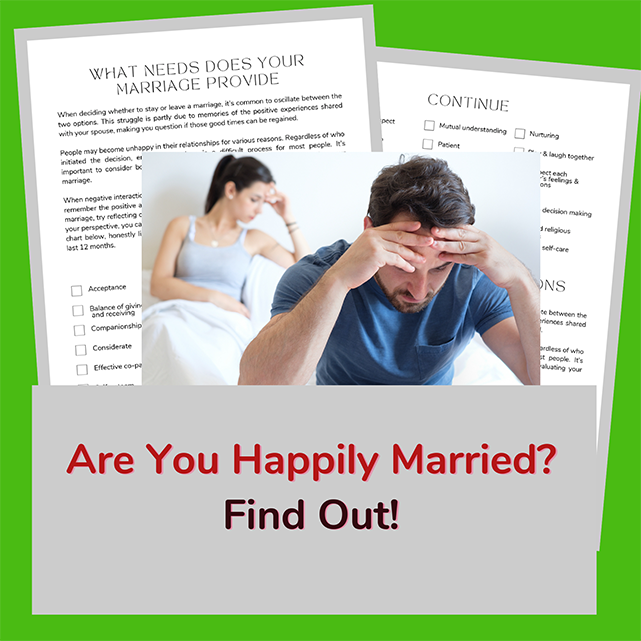 Is Your Marriage Happy? 