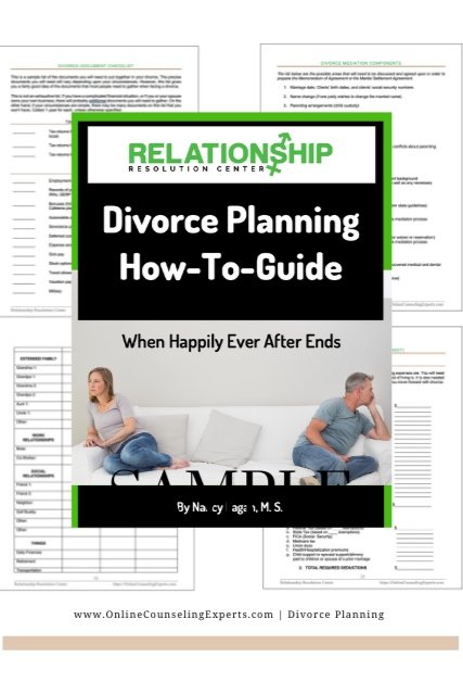 Workbook: Divorce Planning  (Copy)