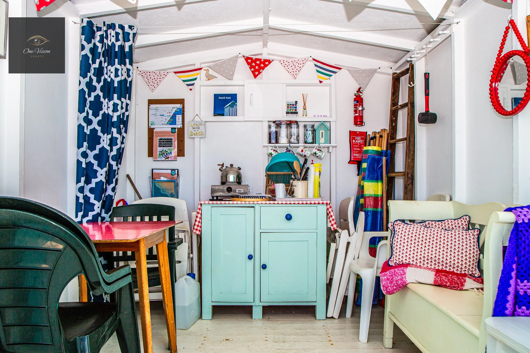 Walton-On-The-Naze Beach Huts, Light Blue Hut (479 - Sophie), Internal.jpg