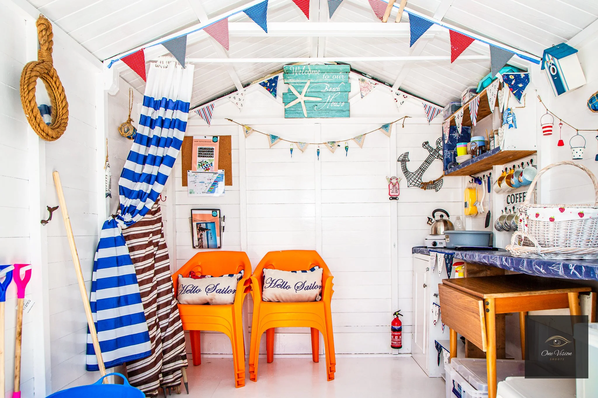 Walton-On-The-Naze Beach Huts, Turquoise Hut (388 - Pickle), Internal-1.jpg