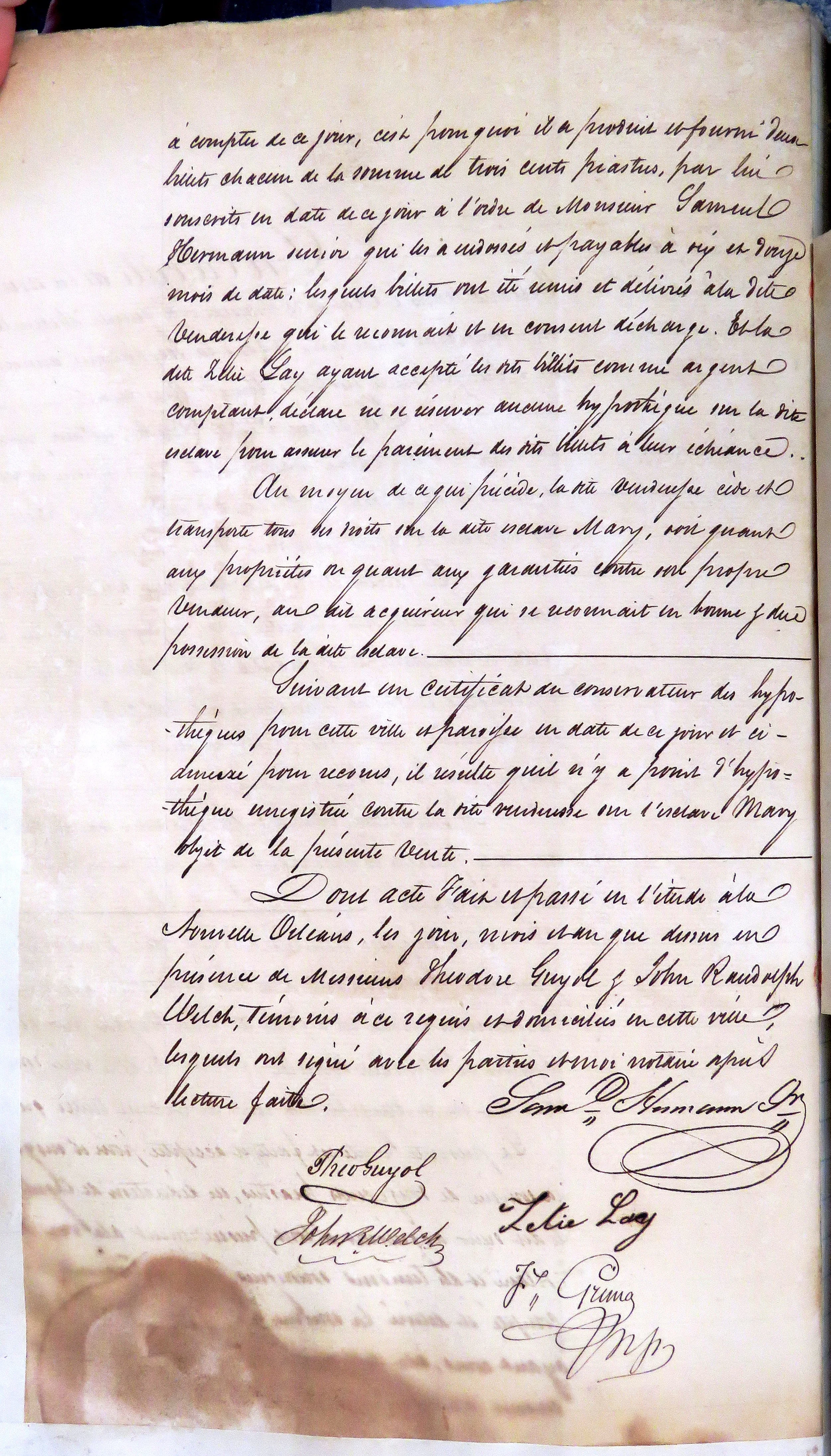 1835-12-15   Grima, Felix. 1835 Dec 15th. Vol 7, Act 594 (2 of 2).JPG