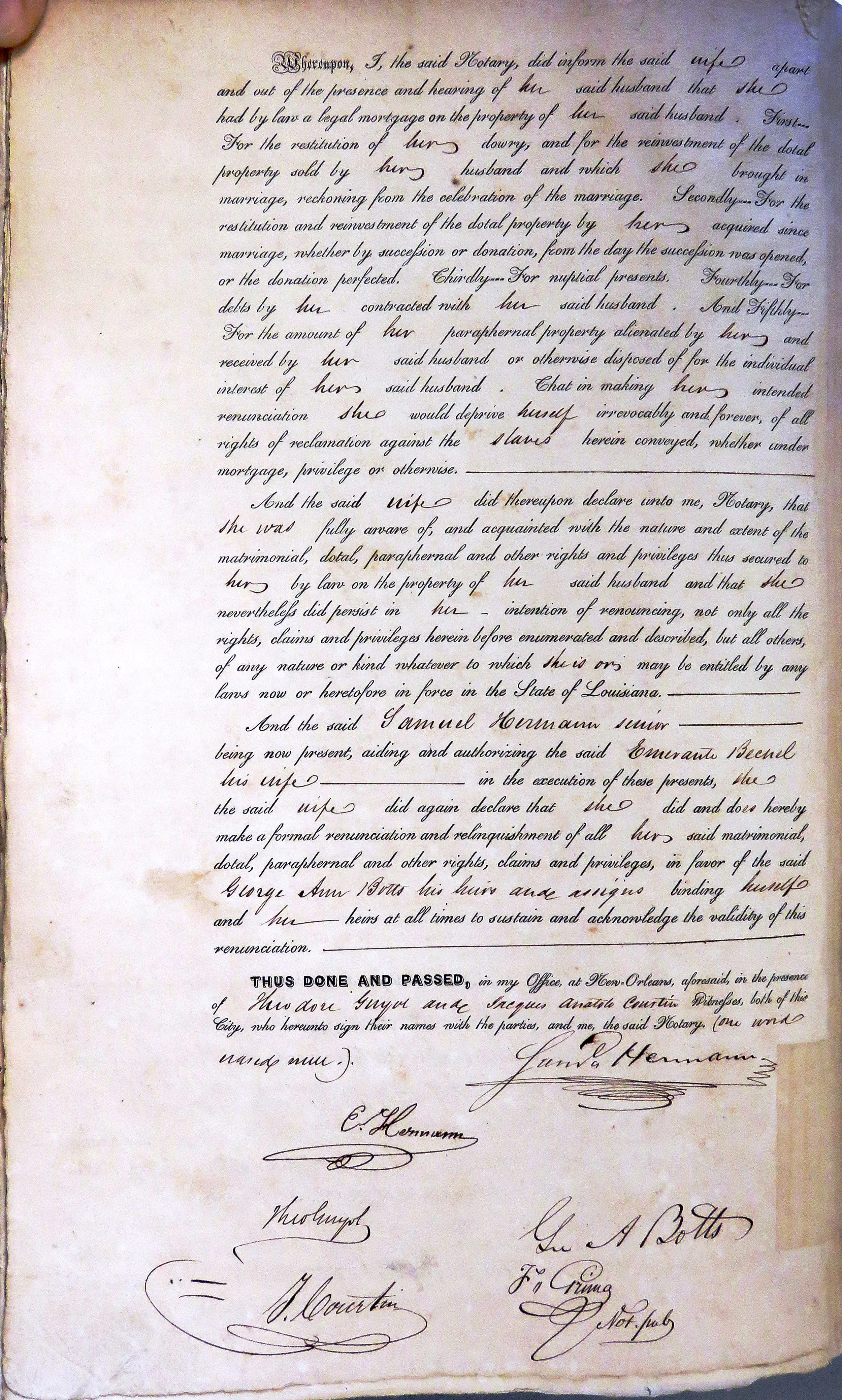 1838-01-29   Grima, Felix. 1838 Jan 29th. Vol 19, Act 53 (4 of 4).JPG