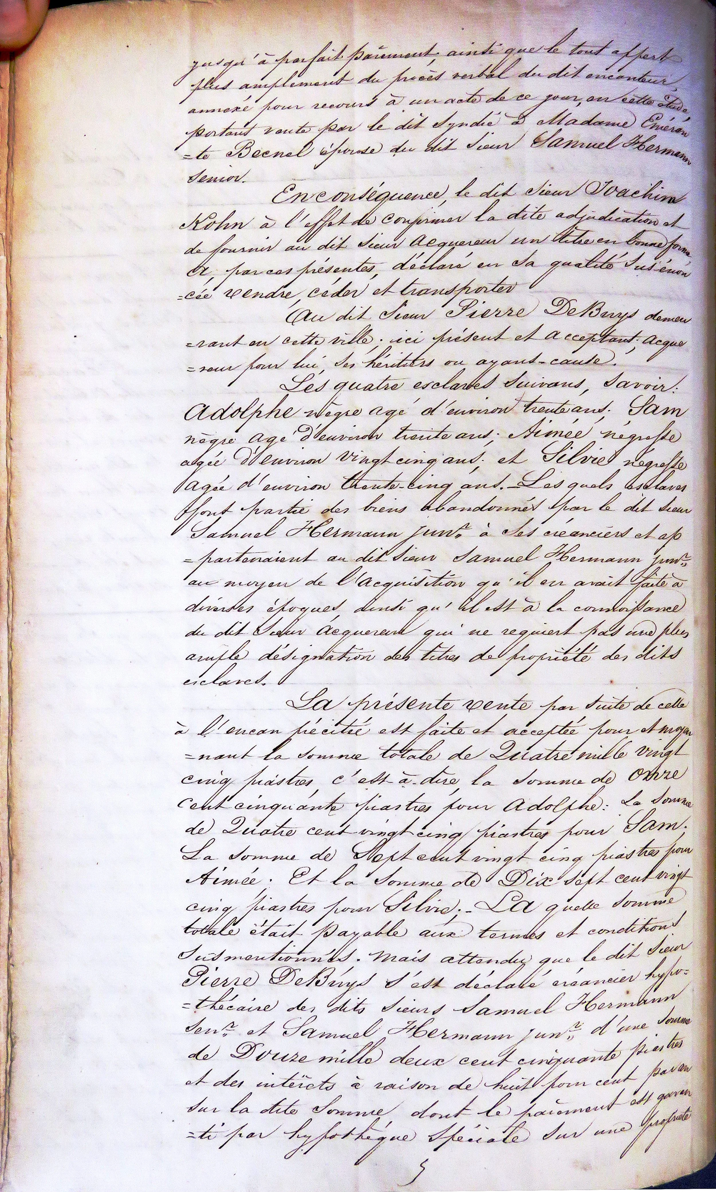 1842-02-10   Grima, Felix. 1842 Feb 10th. Vol 36, Act 47 (2 of 4).JPG