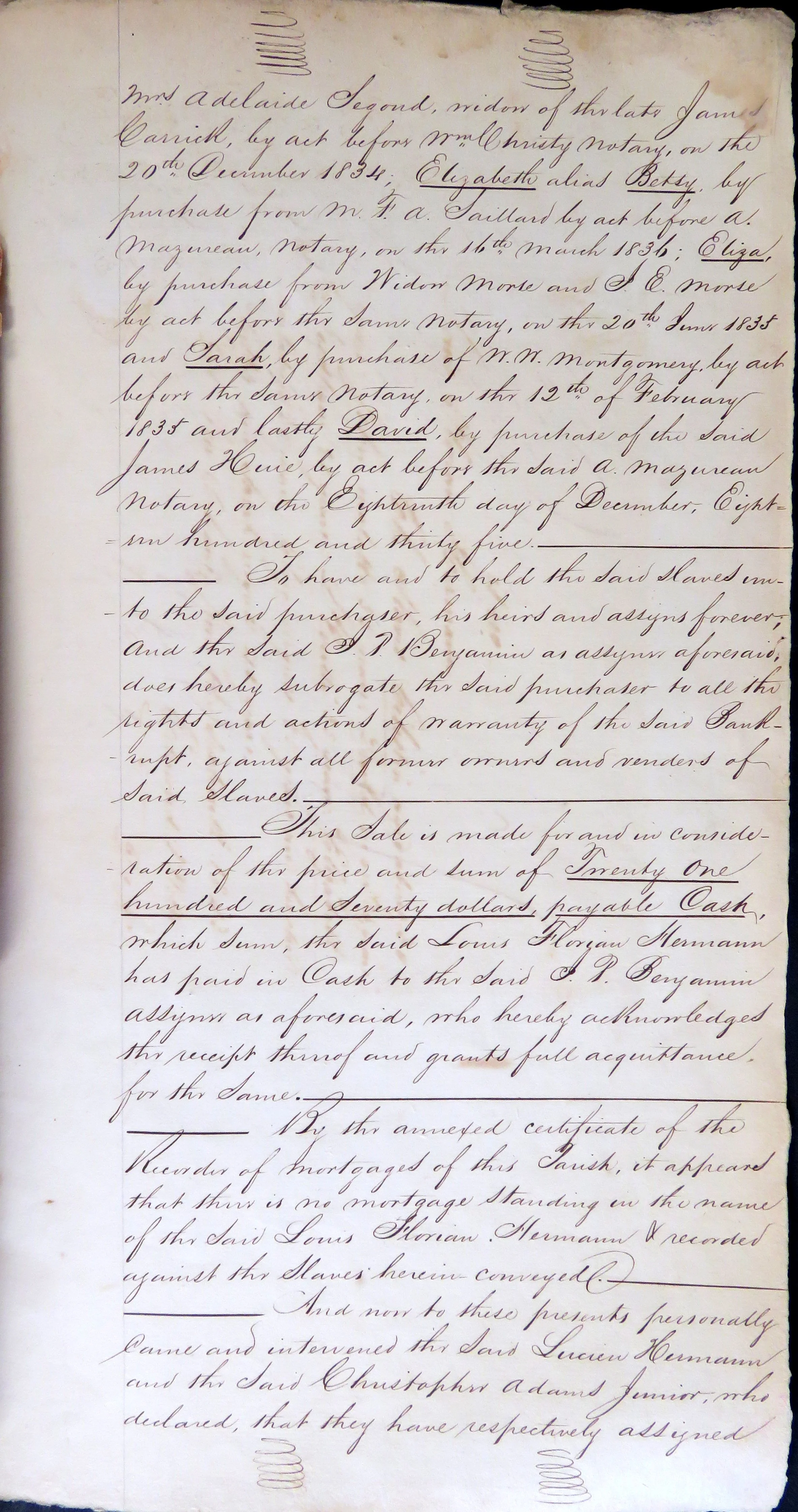 1844-06-06   McCay, David L. 1844 Jun 6th. Vol 12A, Act 179 (3 of 8).JPG