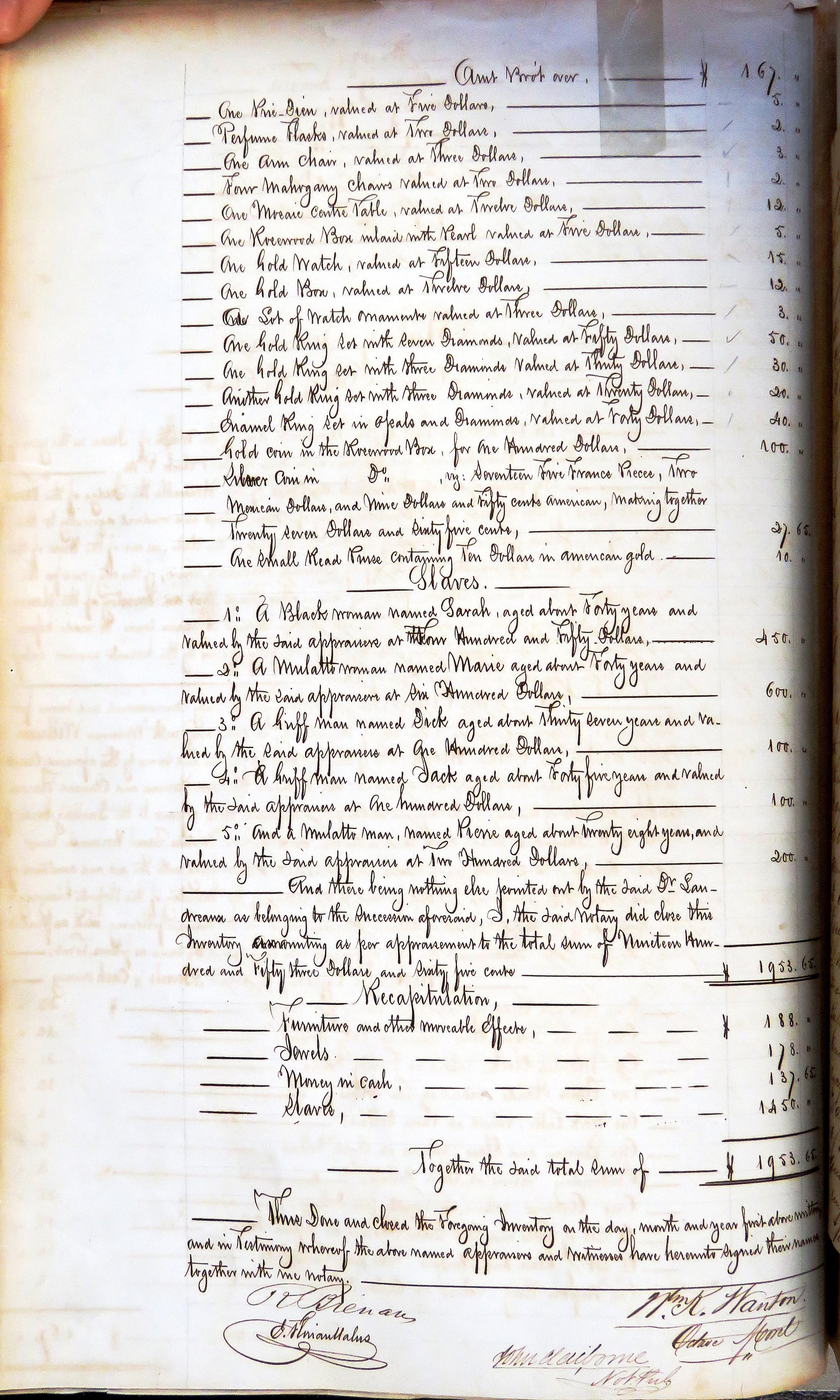 1851-06-19   Claiborne, John. 1851 Jun 19th. Vol 3, Act 234 (2 of 6).JPG