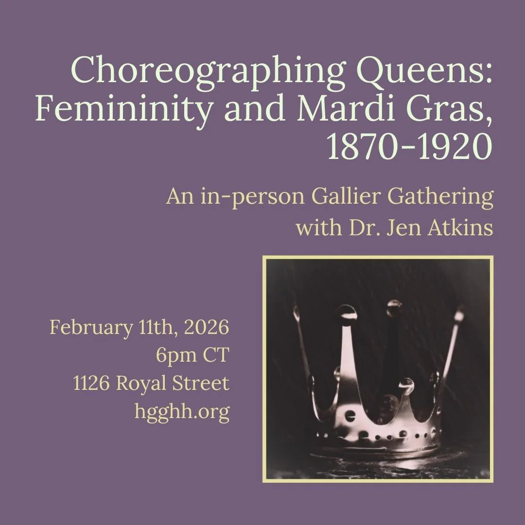 Choreographing Queens: Femininity and Mardi Gras, 1870-1920