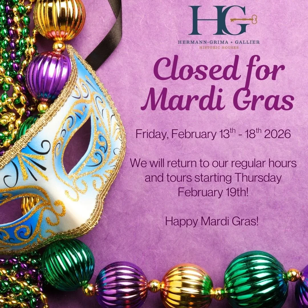 Closed for Mardi Gras  (Copy)