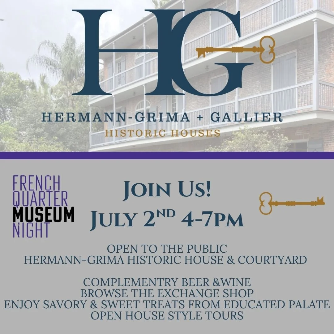 French Quarter Museum Night at Hermann-Grima Historic House &amp; Courtyard!