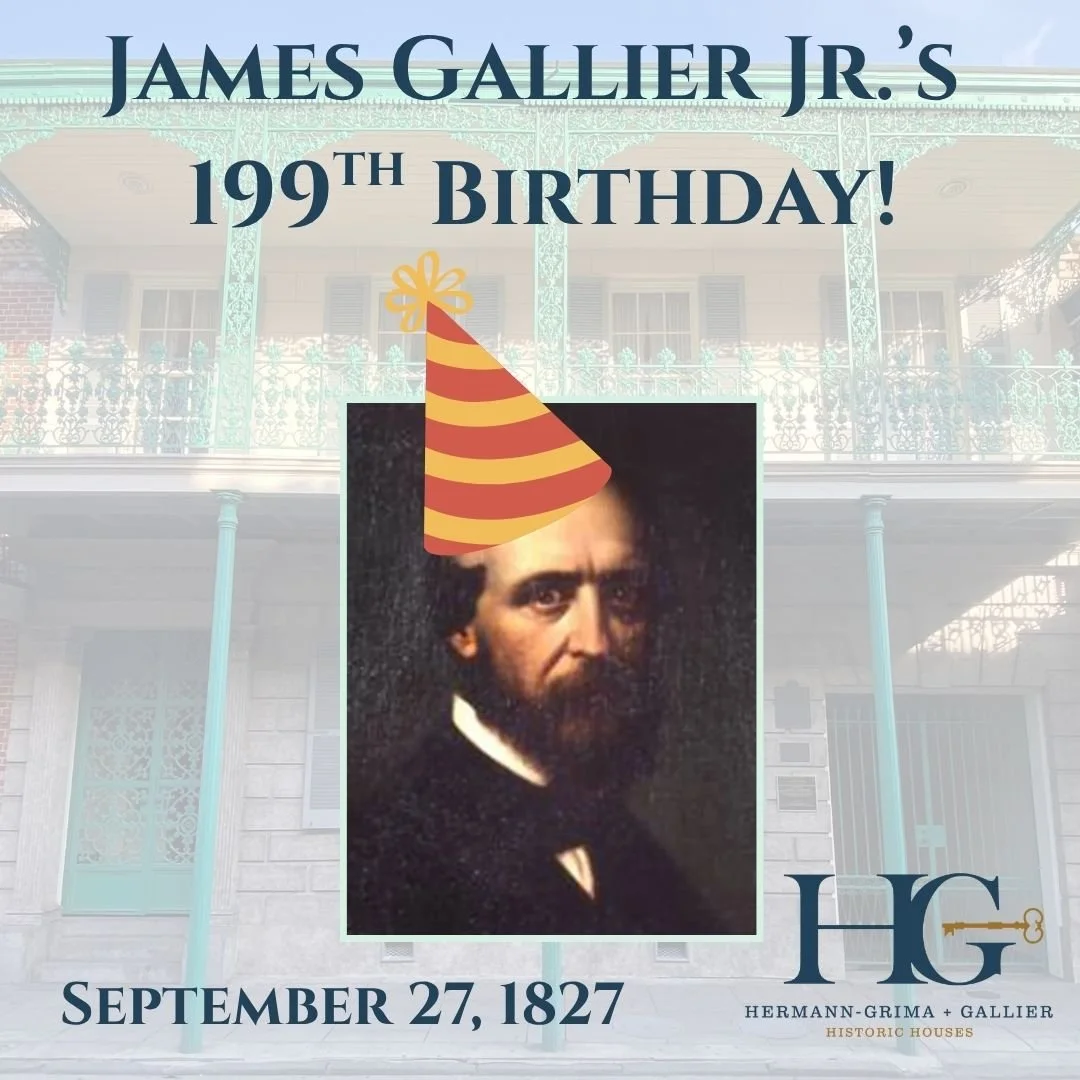 James Gallier Jr.'s 199th Birthday 