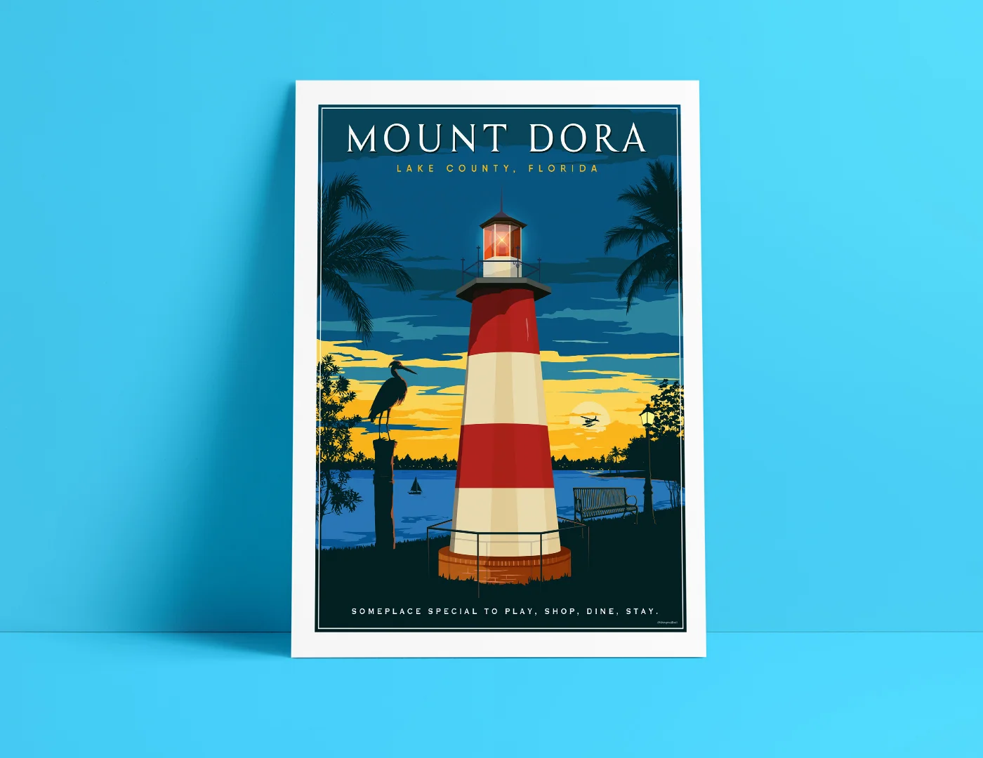 Travel Florida Poster Design