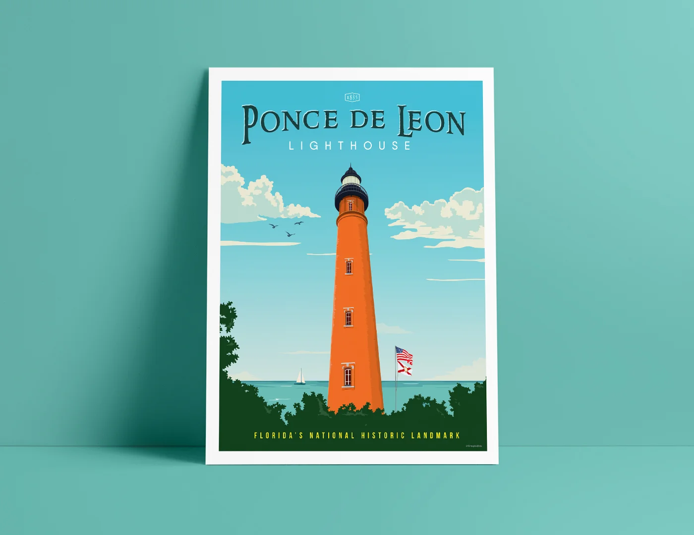 Travel Florida Poster Design
