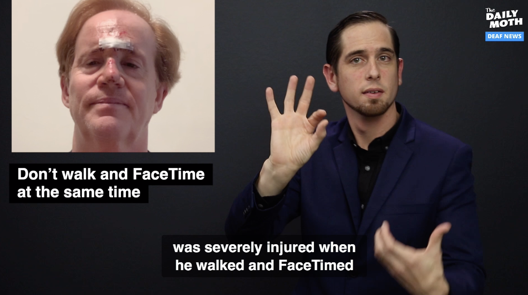 Don’t walk and FaceTime at the same time