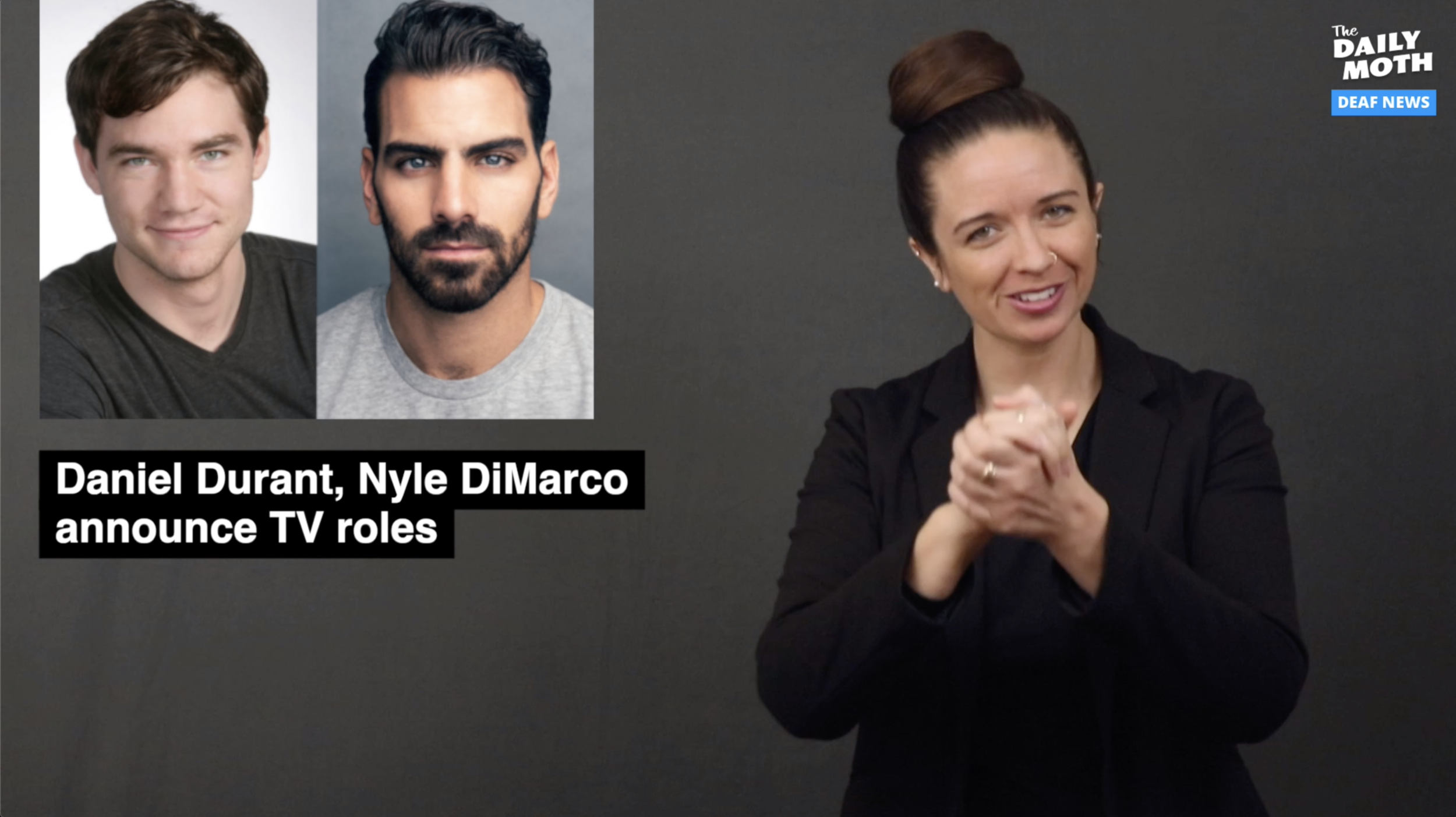 Daniel Durant, Nyle DiMarco announce TV roles