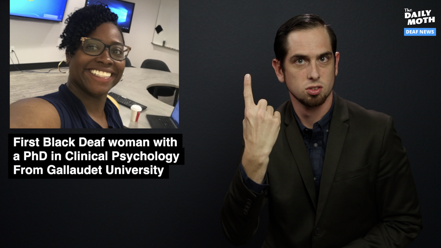 First Black Deaf woman with PhD in Clinical Psychology from Gallaudet University