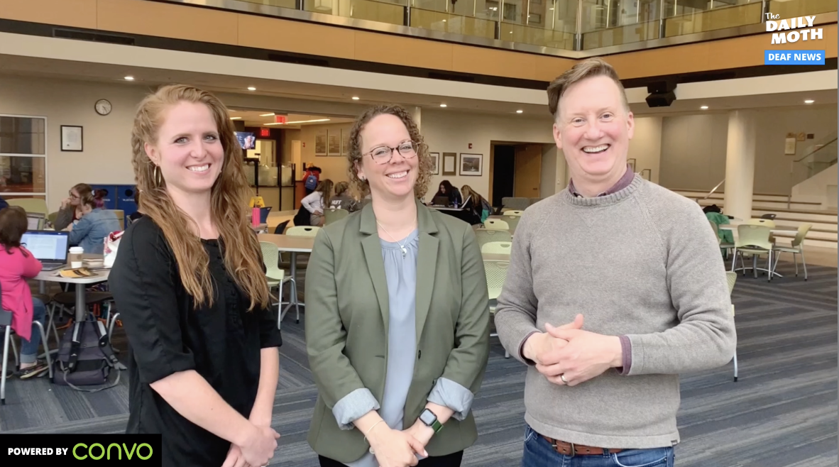 Hearing interpreter turns tables on Madonna University audience