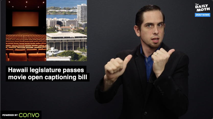 .Hawaii legislature passes movie open captioning bill 