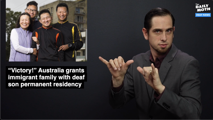 “Victory!” Australia grants immigrant family with deaf son permanent residency