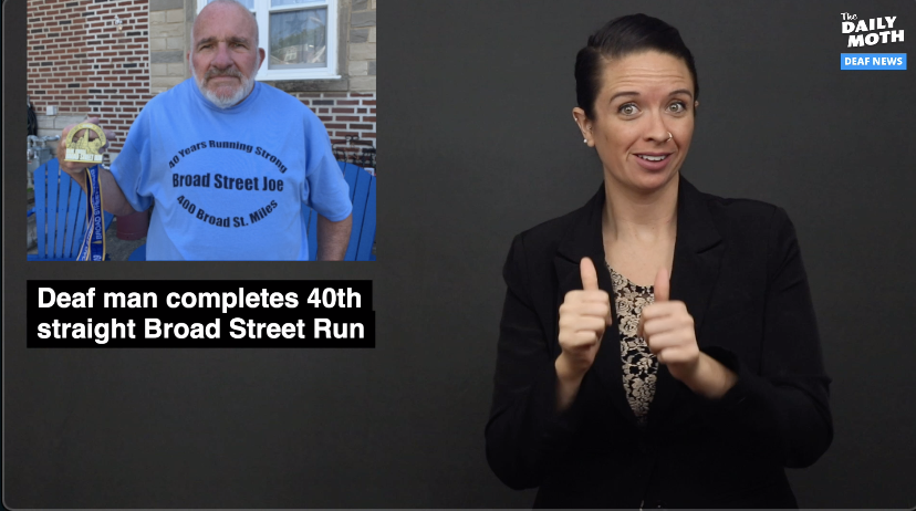 Deaf man completes 40th straight Broad Street Run  