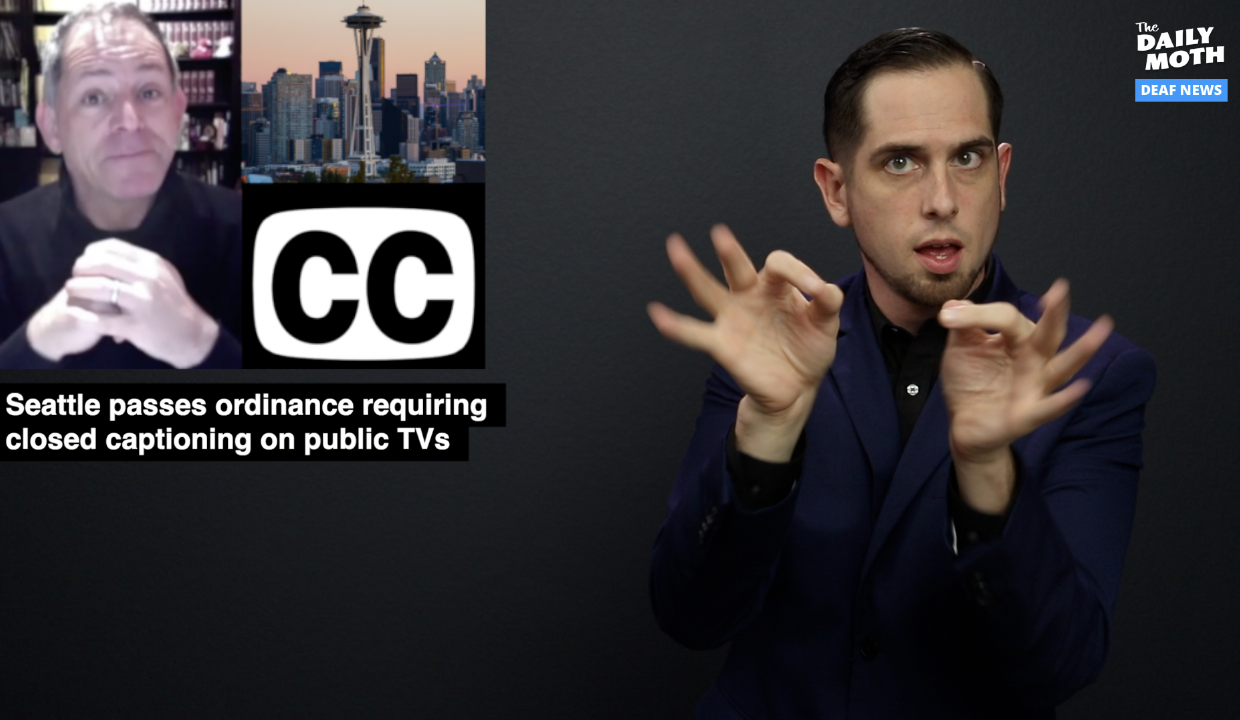 Seattle passes ordinance requiring closed captioning on public TVs