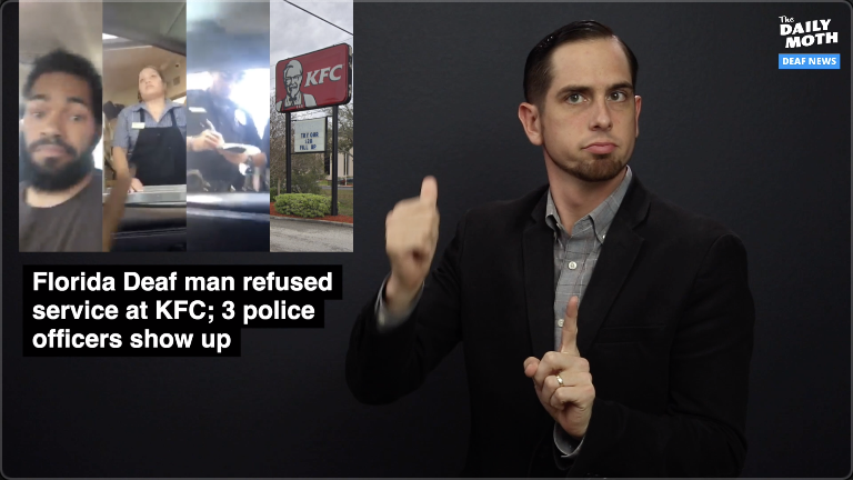 Florida Deaf man refused service at KFC; 3 police officers show up 
