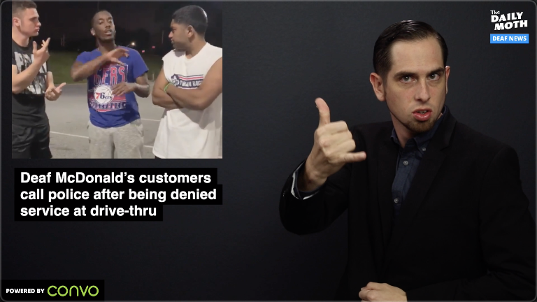 Deaf McDonald’s customers call police after being denied service at drive-thru 