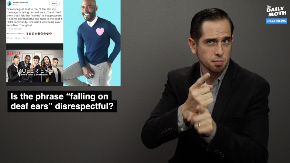 Is the phrase “falling on deaf ears” disrespectful? 