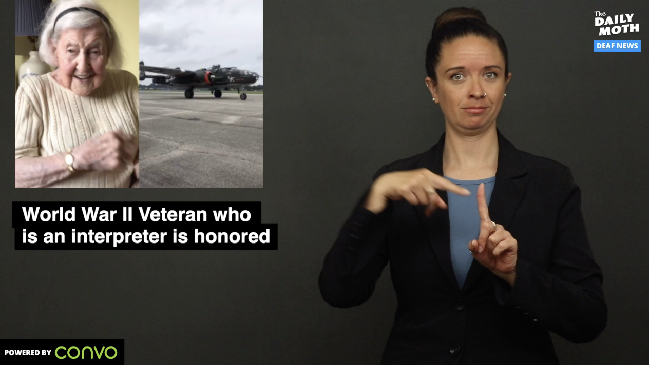 World War II Veteran who is an interpreter is honored