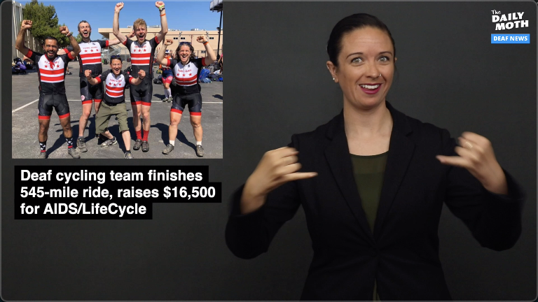 Deaf cycling team finishes 545-mile ride, raises $16,500 for AIDS/LifeCycle