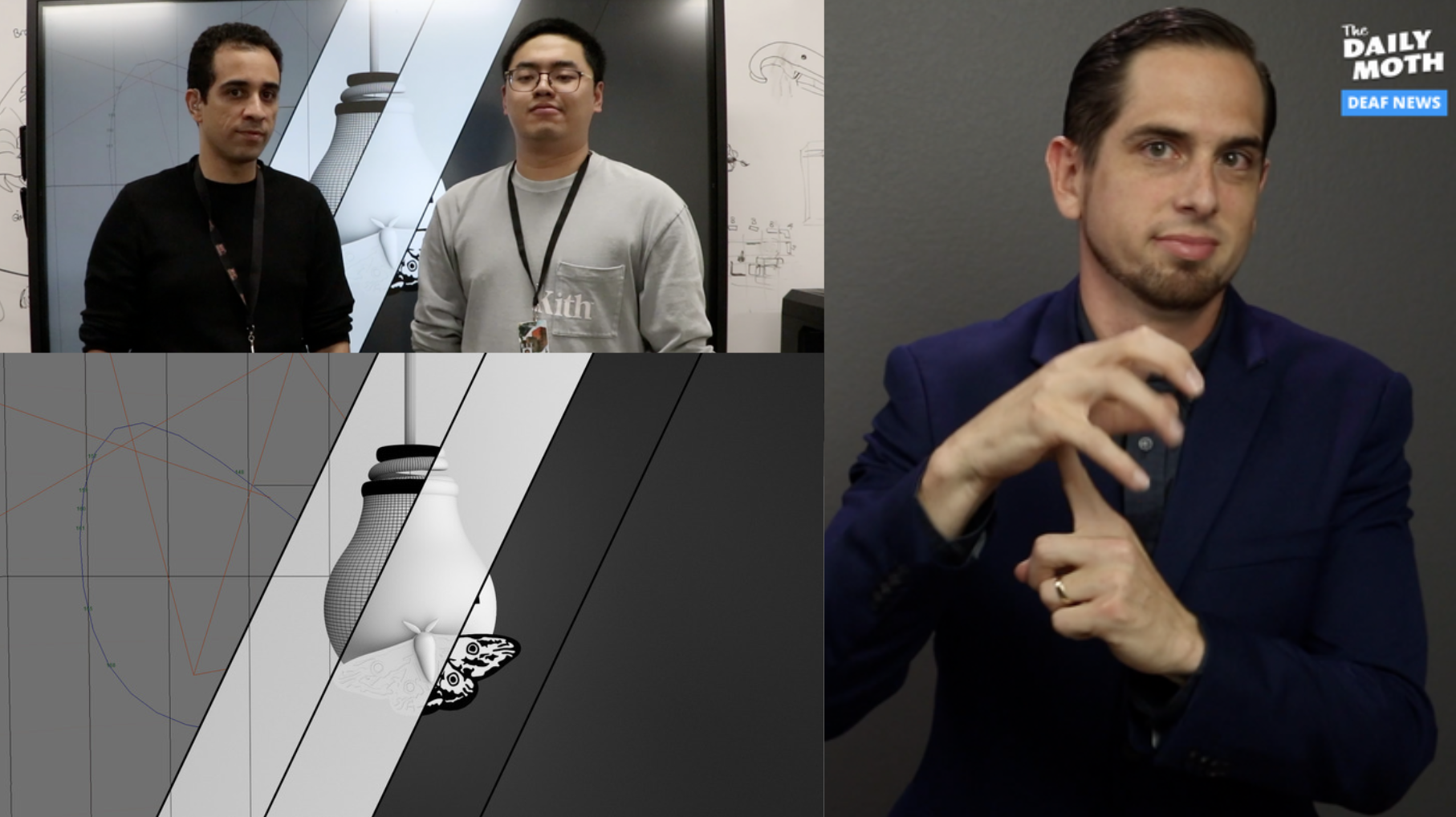 RIT/NTID students create 3D Moth animation 