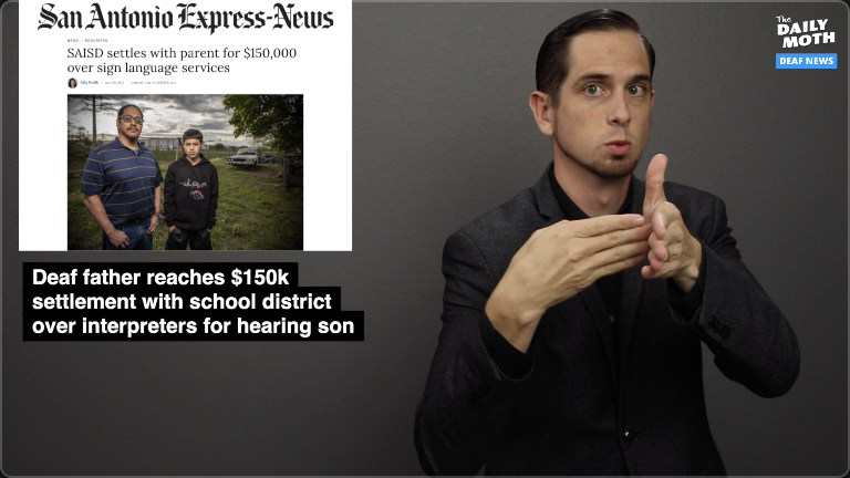 San Antonio Express News: Deaf father reaches $150k settlement with school district over interpreters for hearing son