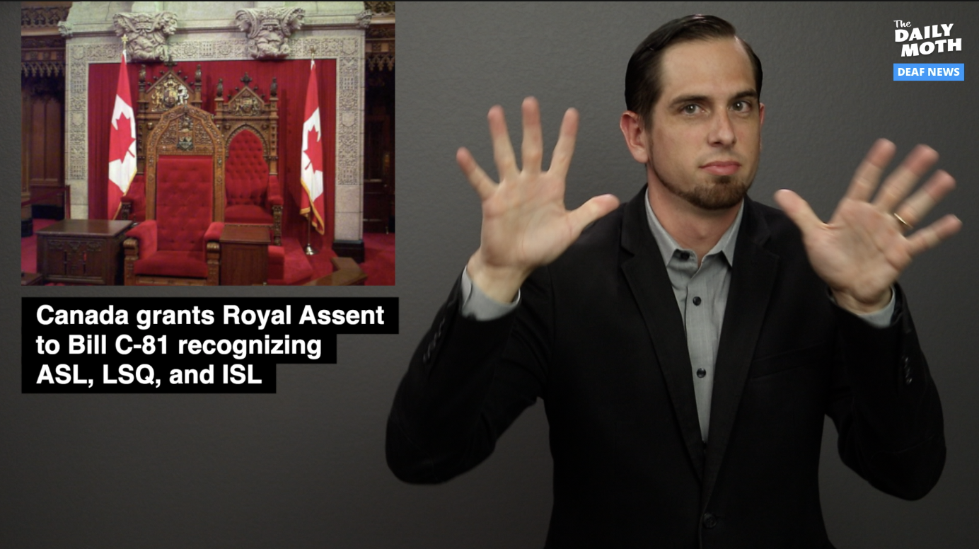 Canada grants Royal Assent to Bill C-81 recognizing ASL, LSQ, and ISL