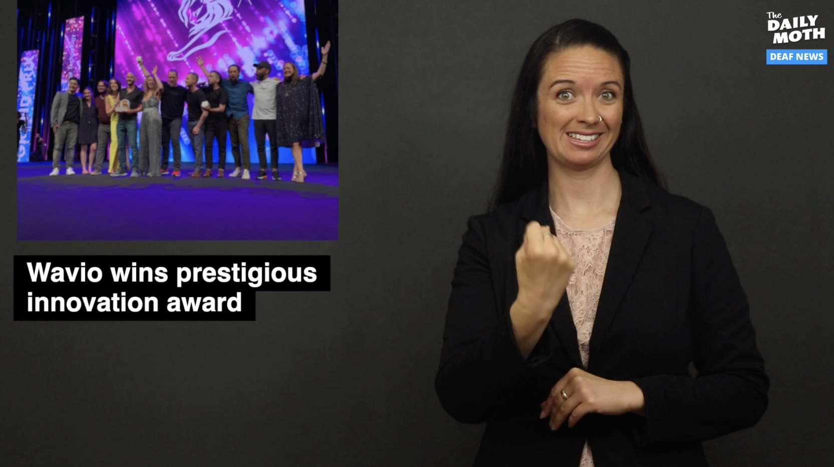 Deaf owned business Wavio wins prestigious award for innovation