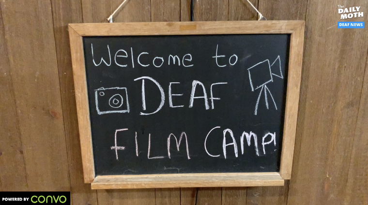 Melmira visits Deaf Film Camp at CM7