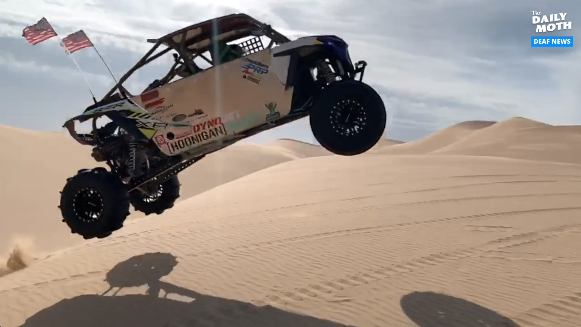 11-year-old CODA jumps Glamis canal with UTV