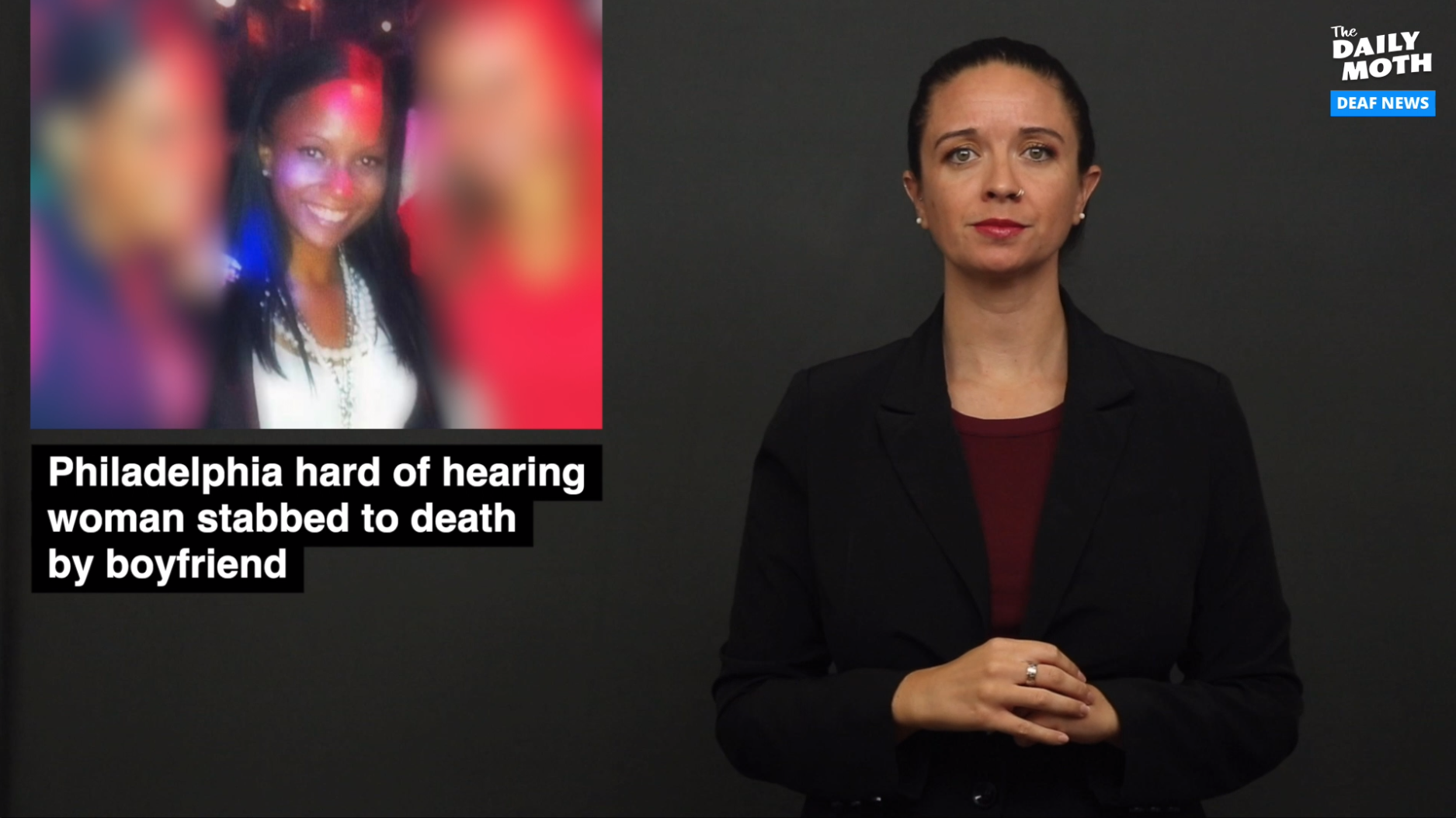 Philadelphia hard of hearing woman stabbed to death by boyfriend