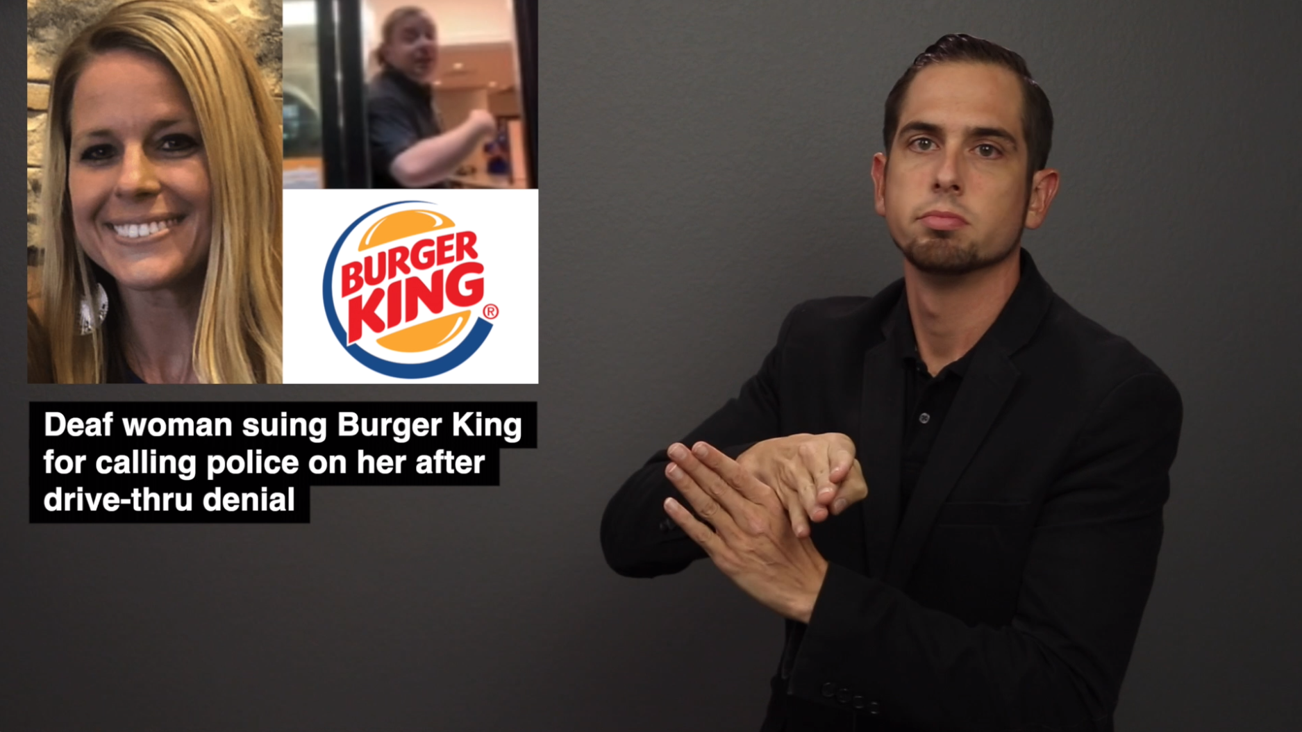 Deaf woman suing Burger King for calling police on her after drive-thru denial