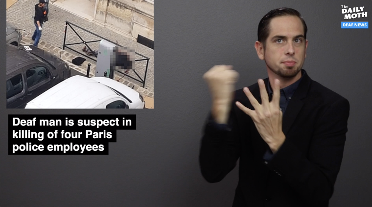 Deaf man is suspect in killing of four Paris police employees