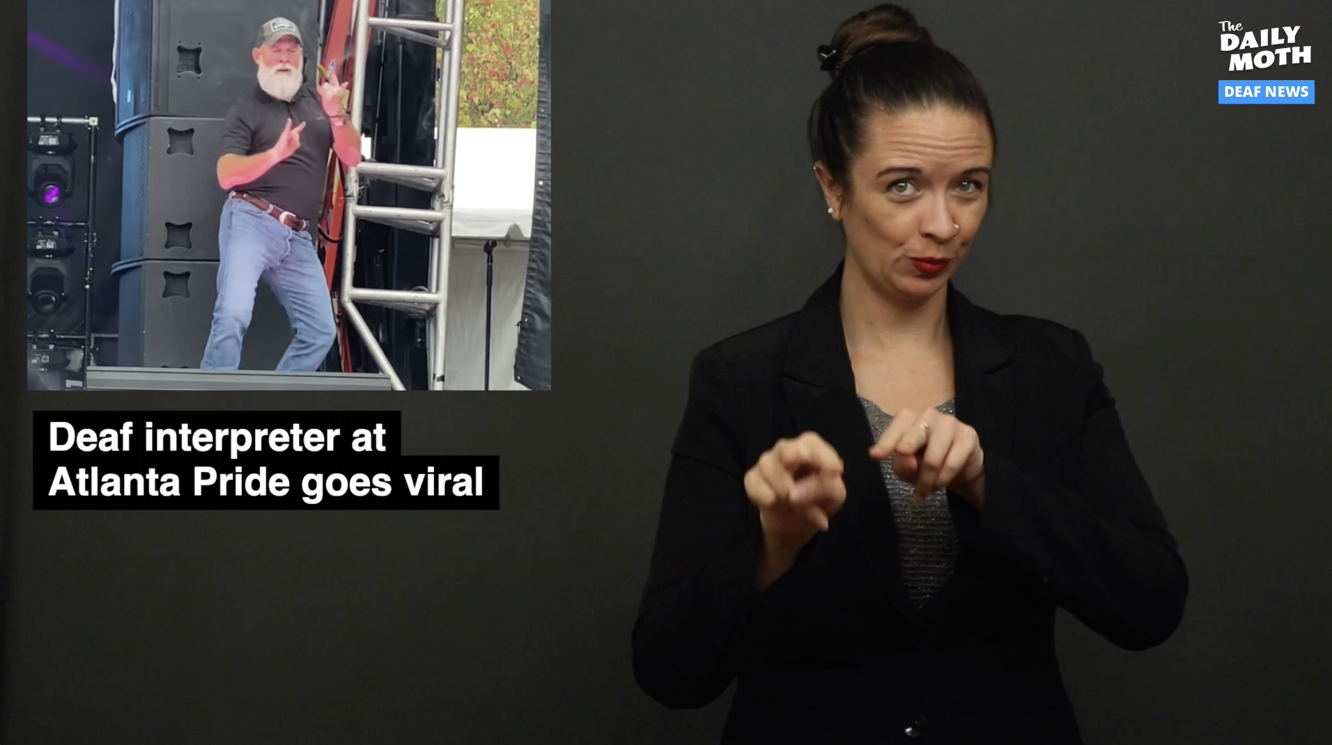 Deaf interpreter at Atlanta Pride goes viral