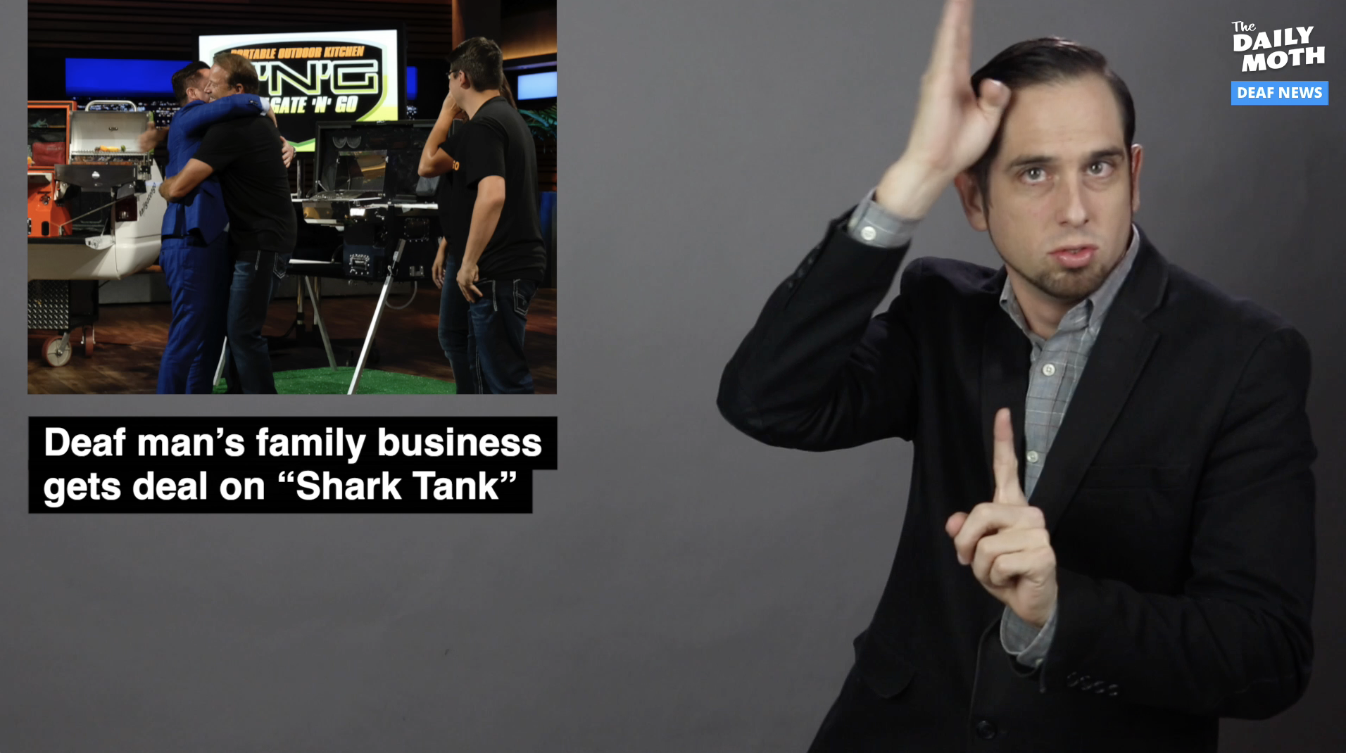 Deaf man’s family business gets deal on “Shark Tank”