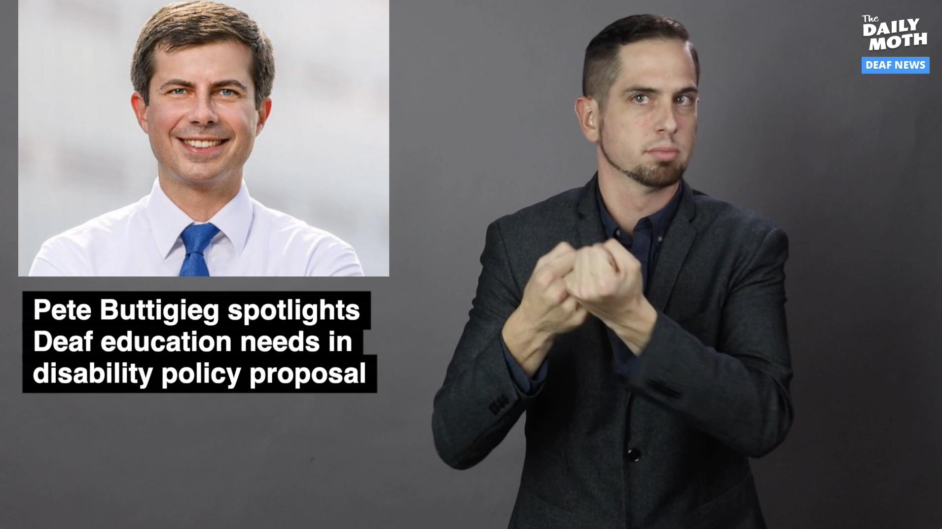 Pete Buttigieg spotlights Deaf education needs in disability policy proposal