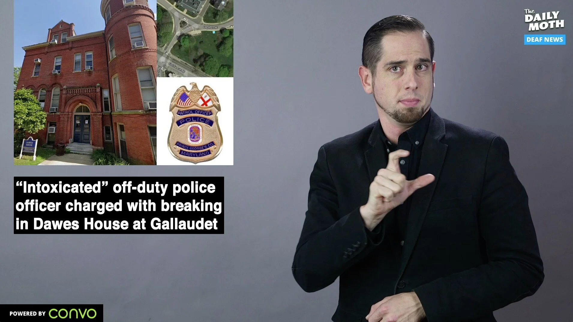 “Intoxicated” off-duty police officer charged with breaking in Dawes House at Gallaudet