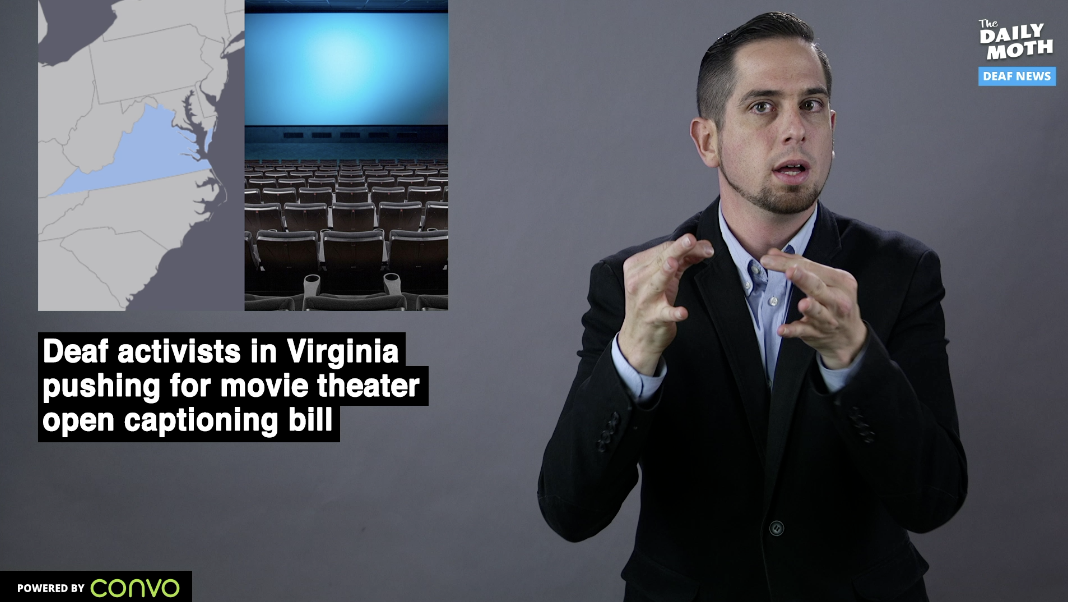 Deaf activists in Virginia pushing for movie theater open captioning bill