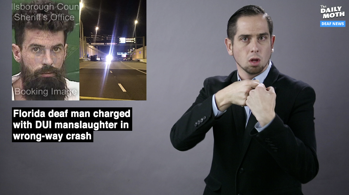 Florida deaf man charged with DUI manslaughter in wrong-way crash