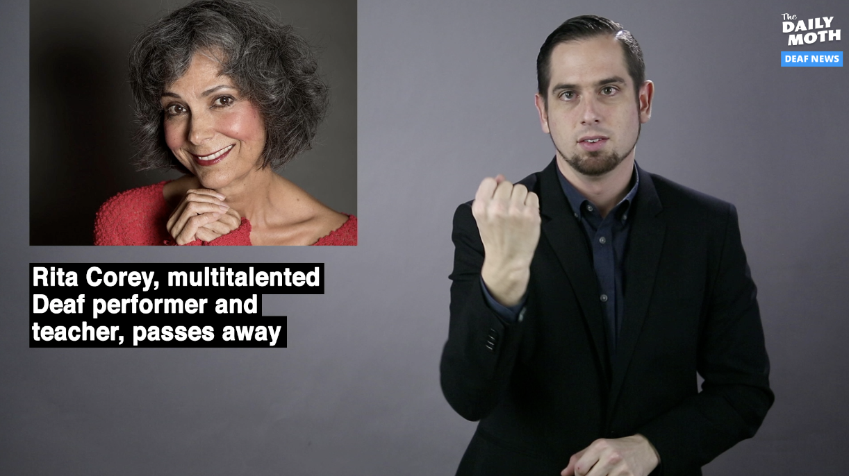 Rita Corey, multitalented Deaf performer and teacher, passes away